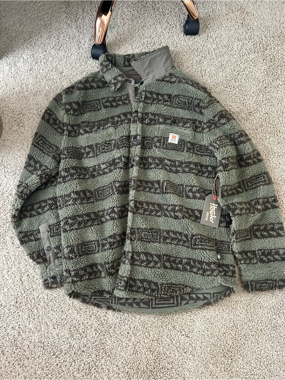 Howler bros NWT Sherpa jacket